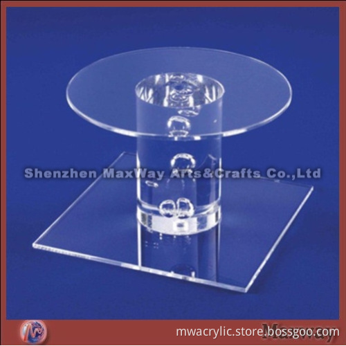 Crystal elegant durable acrylic cupcake display stand